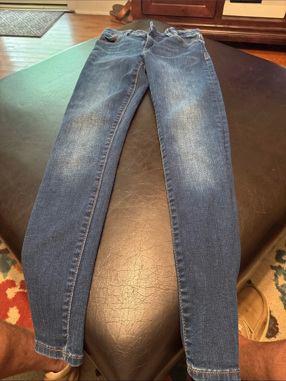 GAP girl’s Dark Blue Skinny Jeans Size 10 super skinny